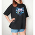『New PANTY & STOCKING with GARTERBELT』F*Kaoriさんイラスト ポリエステル&ポリウレタン ロックver. BIGシルエットTシャツユニセックス